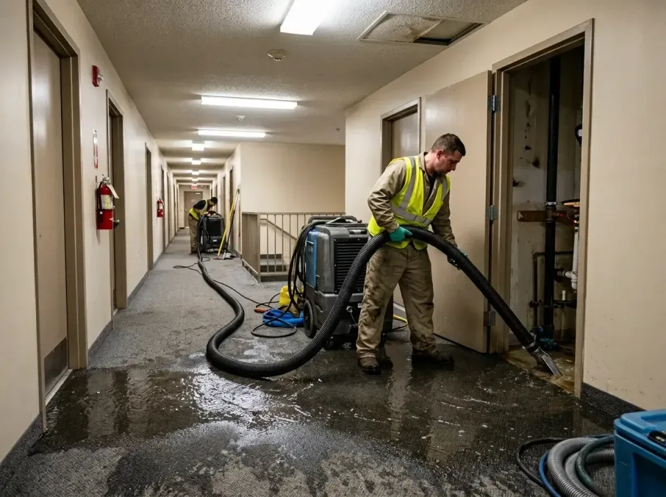 multi-unit-apartment-hallway-f-005 — frequently asked questions, Emergency Burst Pipe Water Extraction & Removal in Emsworth…